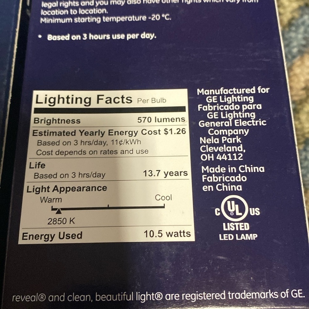 Reveal LED Dimmable Light Bulbs - Picture 5 of 9